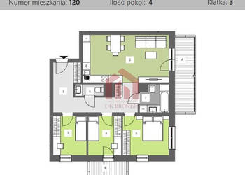 Oferta sprzedaży mieszkania Rzeszów Technologiczna 76.08m2 4 pokoje