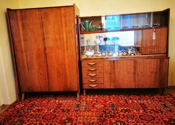 Komplet mebli vintage z czasów PRL Rezerwacja