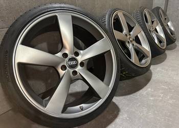20 cali Audi A4 A5 A6 Rotor felgi koła komplet 5x112 9J ET35