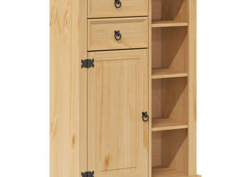 Szafka łazienkowa Corona 70x33x110 cm lite drewno sosnowe WM-4013403