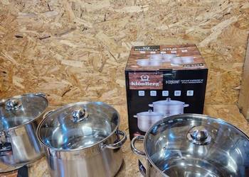 Zestaw dużych garnków 11/13,5 /17 L Klonberg KB-2523