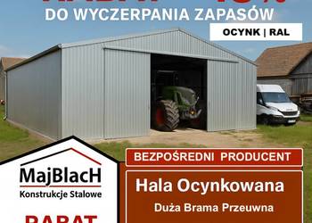 Rabat -15% na Garaż Blaszany Ocynkowany | Wiata Magazynowa – Maj-Blach