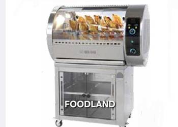 Grill gazowy rożno do kurczaków koszykowe RK30G