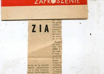 20 lat PPR Zaproszenie Tow. Kazimierza Golczewskiego