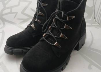 Buty botki zimowe roz 38 wkł 24.5cm
