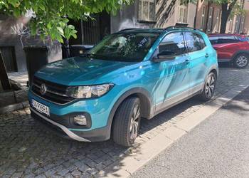 VW T-Cross 2019, Black Edition, turkusowy