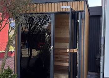 Sauna ogrodowa Rombek 2x2 m