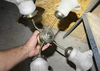 Lampa żyrandol antyk Antic vintage zabytkowa Old 90s 80s