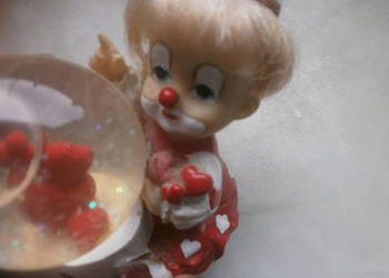 Stara Kula z brokatem  Klaun serduszka Stara Kula z brokatem  Klaun serduszka