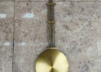 654 Wahadło rusztowe starego zegara Junghans 10cm dł 34cm