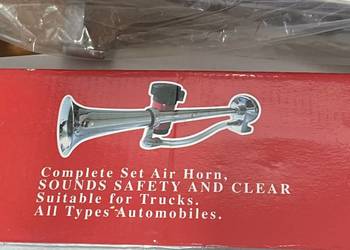 FANFARA DO SAMOCHODÓW CIĘŻAROWYCH CHROM 12/24V