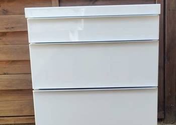 Kontenerek IKEA Burs biały na kółkach Dostępne 4 sztuki