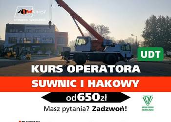 150zł - Kurs na suwnice, hakowego sygnalistę lub żuraw stajonarny