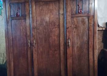 Szafa Secesja , kompletna 3 drzwi - Drewno - Rozkładana