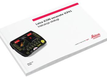 Leica iCON excavate iCP41 Instrukcja obsługi iCP42