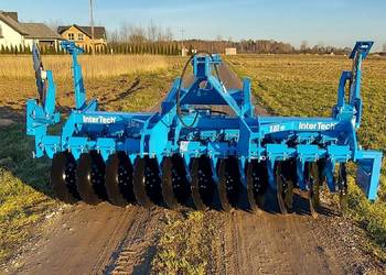 OD RĘKI ! Brona talerzowa uprawowo-siewna 3m z hydropakiem Inter-Tech