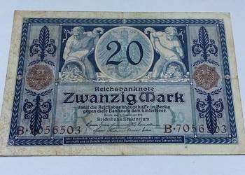 NIEMCY-20 MAREK-1915 r CAŁY