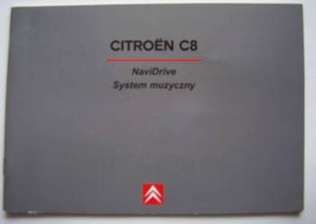 Instrukcja obsługi radia , nawigacji , telef.  C-8  / 2005r.