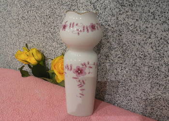 Fine Lichte China GDR Kwiatowy porcelanowy wazon
