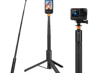 Selfie stick 120cm Osmo Action Insta GoPro Tripod statyw wysuwany kijek