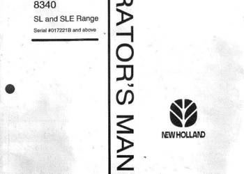 NEW HOLLAND 5640, 6640, 7740, 7840, 8240, 8340 instrukcja