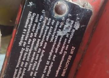 Sieczkarnia do kukurydzy lub szkółki drzewek