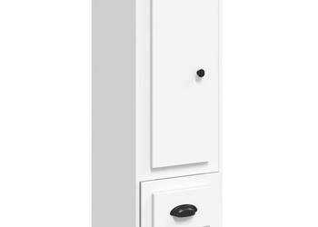 Szafka biała 36x355x1035 cm materiał drewnopochodny WM-816304