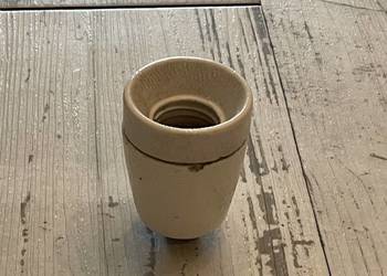 Oprawka porcelanowa E27 stara do lampy