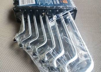 Zestaw kluczy oczkowych giętych kopytkowych 16 rozmiarów Nowe