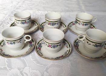 Filiżanki do kawy, serwis kawowy kpl. 6 szt. chińska porcelana