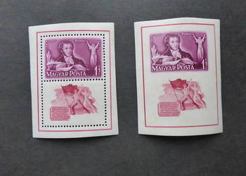 Znaczki Węgry 1949 - bloki 14A+B **