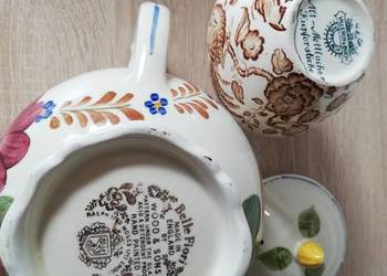 Wazon rajski ptak dzbanek stara angielska porcelana