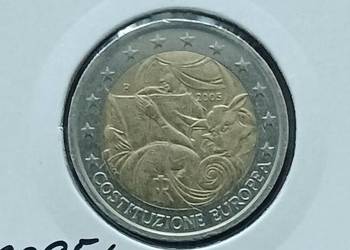 2 Euro Włochy 2005 r. - Konstytucja Europejska