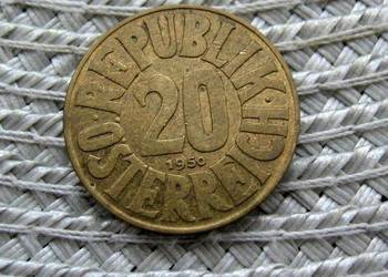 Austria 50 Groszy 1950r - Niski Nakład