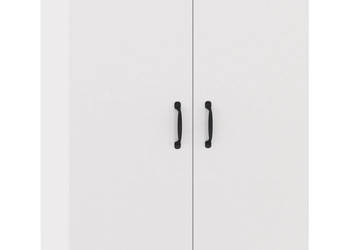 Szafka wisząca biała 695x34x90 cm materiał drewnopochodny WM-812267