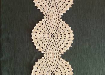 Bieżnik szydełkowy serweta rękodzieło prezent