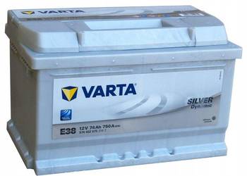 Akumulator Varta Silver E38 74Ah/750A ŁÓDŹ BRZEZIŃSKA 18