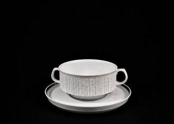 Bulionówka ze spodkiem Thomas Arcta Mid-Century Rosenthal Vintage