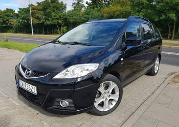 Mazda 5 2,0 Benzyna 7 Osobowy Klimatronik Skóry Hak Zarejestrowany Gwaranc…