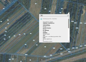 Działka przemysłowa 6100m2, Radom