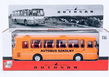AUTOSAN H9-20 AUTOBUS SZKOLNY MODEL SKALA 1:43 POMARAŃCZOWY DAFFI