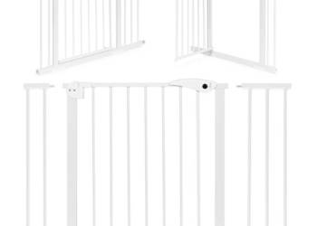 Bramka barierka zabezpieczająca 74-105 cm na schody i drzwi stal dodatkowe…