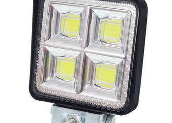 LAMPA ROBOCZA HALOGEN LED, 72 LED COB KWADRATOWA, 2-RZĘDY, 12V-36V, 11