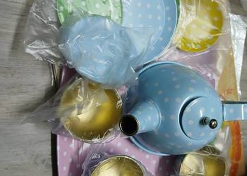 Piekny zestaw do zabawy do herbaty nowy