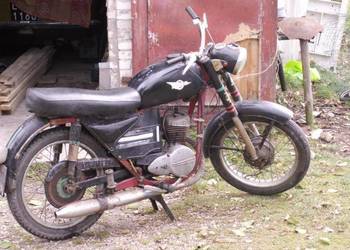 Motocykl WSK 125 1971r. zaniedbany