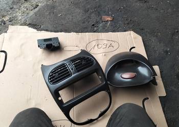 PEUGEOT 206 ŚRODKOWY PANEL NAWIEWU RAMKA RADIA ZEGAREK