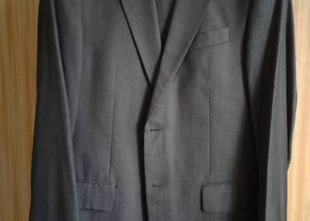 Piere Cardin Garnitur 50 M/L 180-185cm wełna/jedwab, grafitowy, klasyczny