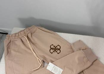 Spodnie damskie beżowe dresowe S M L XL XXL