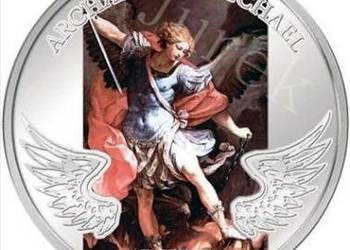 Moneta 1 Dollar Archanioł Michał Archangel DOLAR Królowa Elizabeth II