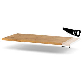 Blat Kuchenny Laminowany Blande Dąb Lancelot Drewniany 80-89cm Na Wymiar
